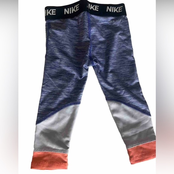 Nike Kids Dri-Fit size 2T blue multicolored leggings‎ - Picture 2 of 2